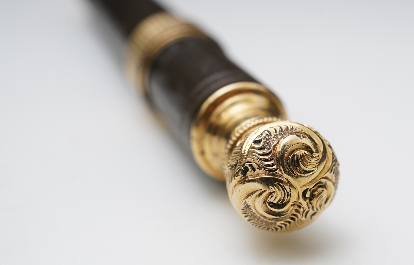 A rolled gold mechanical fountain pen/pencil, Aikin Lambert & Co., late 19th century